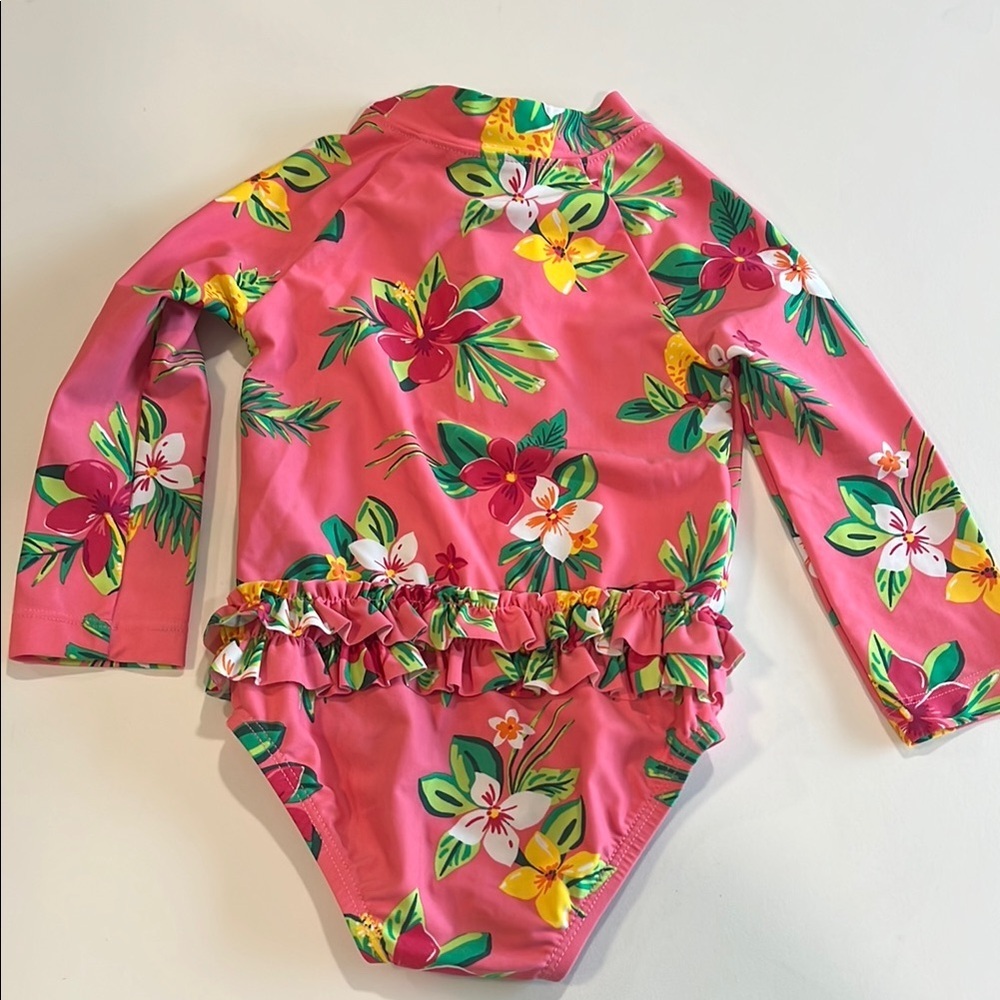 Carters - 18m, NWOT, Floral Pink Kids Swimwear